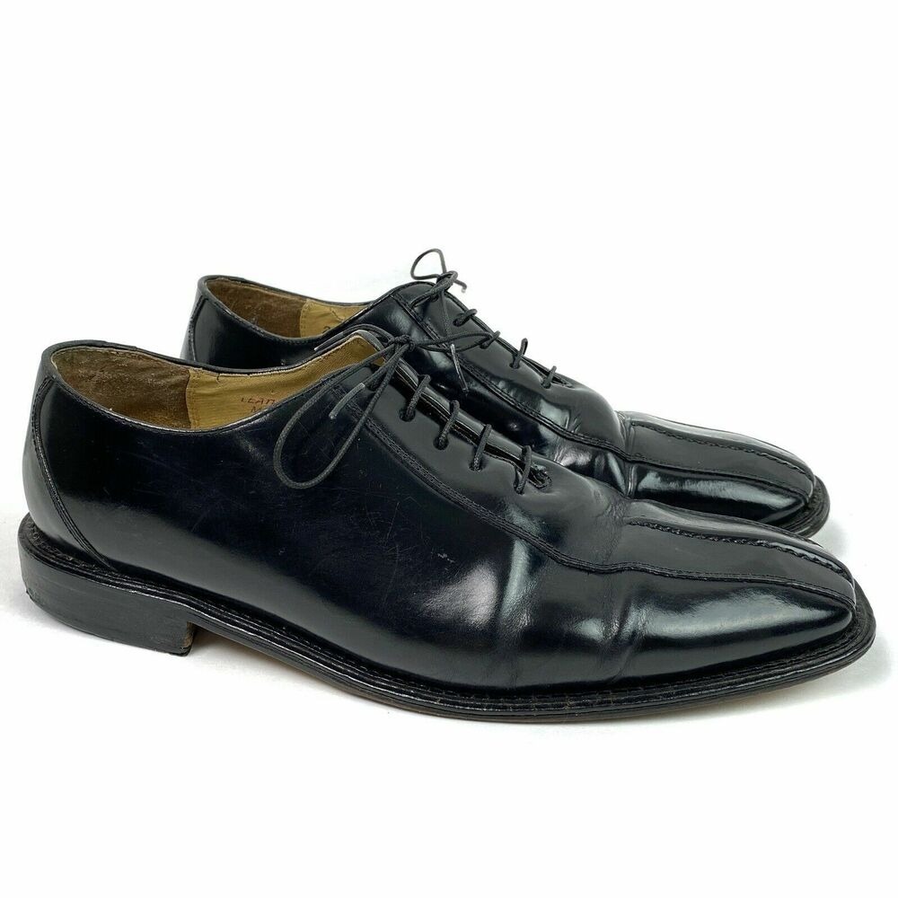 Stacy Adams Shoes Mens 10 M Patent Leather Brazil Split‎ Toe Formal Business